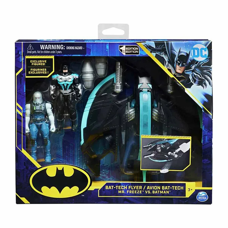 SPIN MASTER DC 6063041 BATMAN BAT-TECH ARAÇ VE MR. FREEZE VS. BATMAN AKSİYON FİGÜRÜ