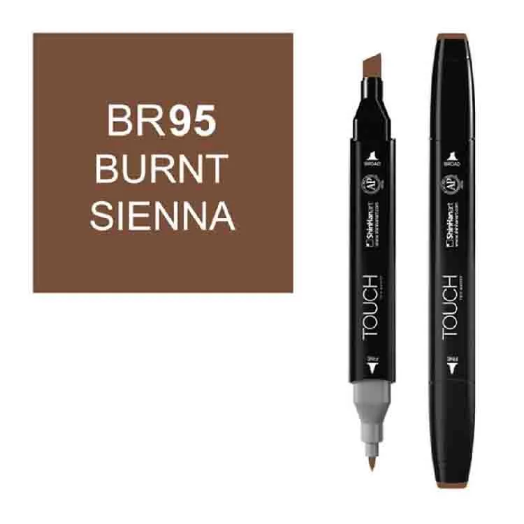 TOUCH TWIN BR95 ÇİFT UÇLU MARKER BURNT SIENNA