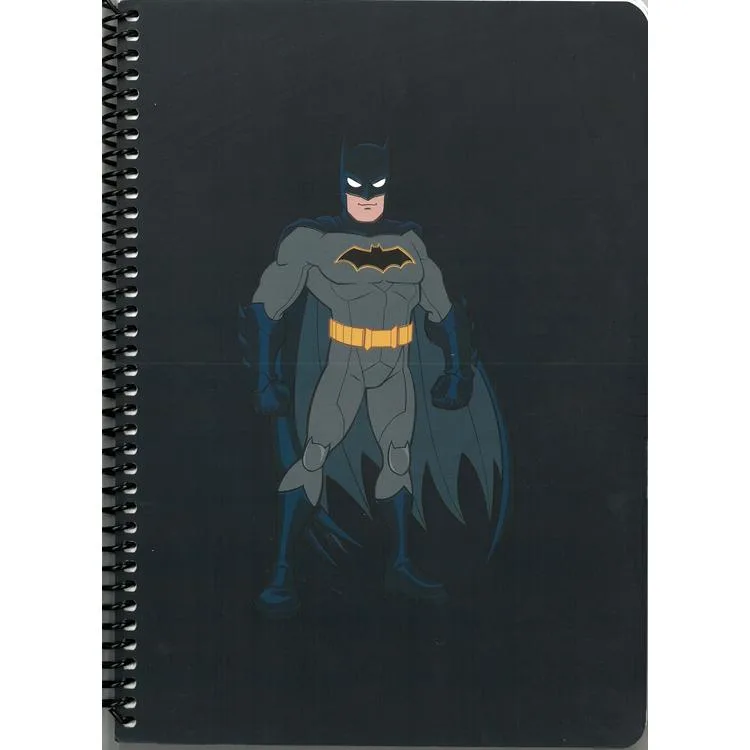 MABBELS 388098 BATMAN 17x24 SPİRALLİ KARTON KAPAK KARELİ DEFTER