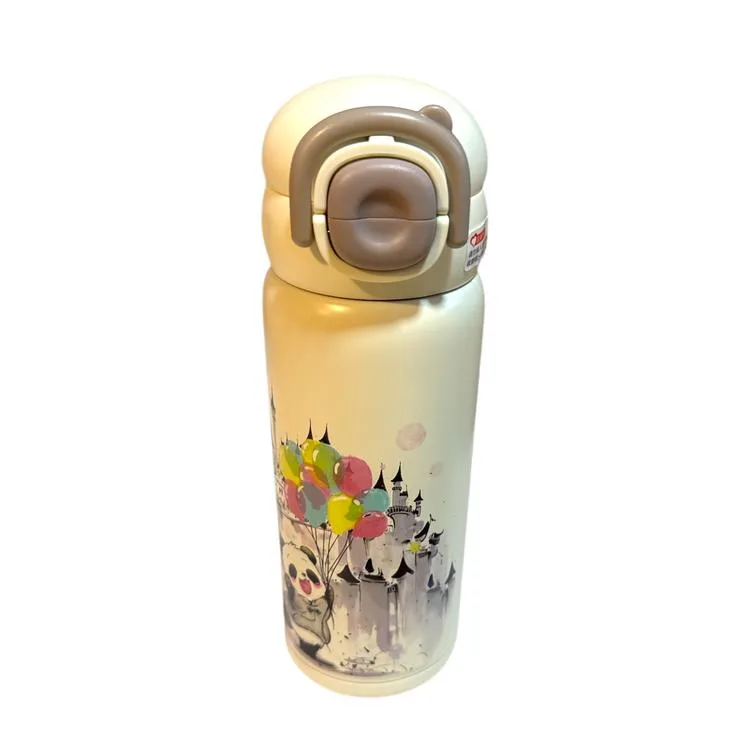 VAGONLİFE DILLER ÇELİK PİPETLİ / PİPETSİZ KULLANIM EL ASKILI MATARA/TERMOS D9252 600ML