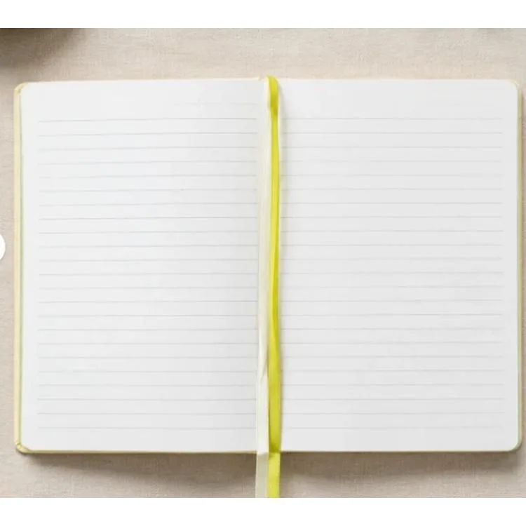 VICTORIA'S JOURNALS 126-2641 AMOUR VEGAN DERİ SERT KAPAK A5 100gr.96YP.ÇİZGİLİ DEFTER - SARI