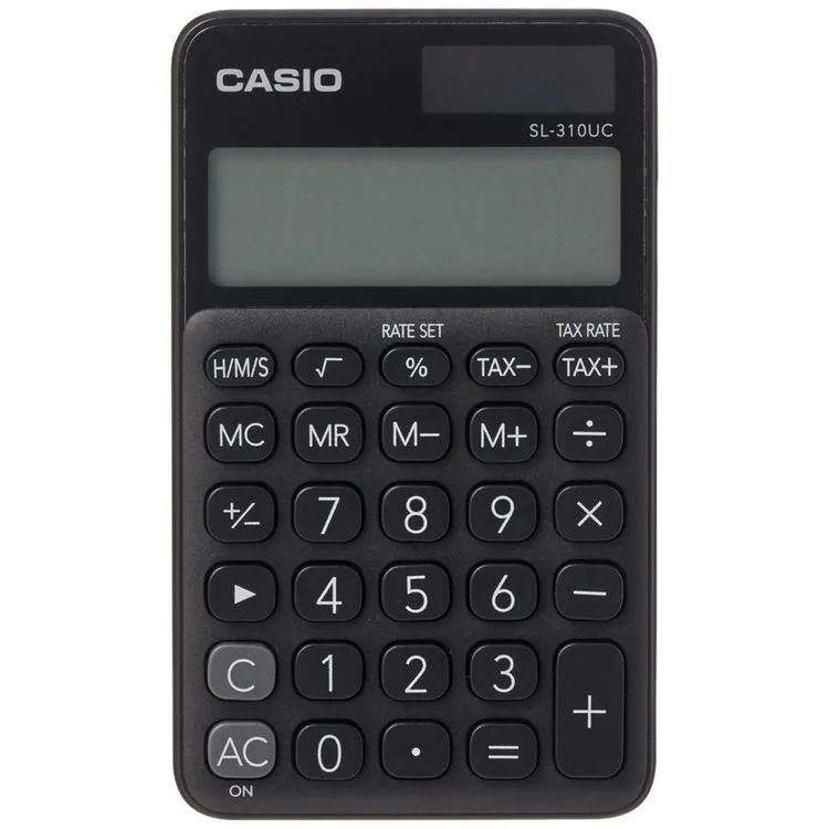 CASIO SL-310UC-WE-N-DC 10 HANE CEP TİPİ HESAP MAKİNESİ - BEYAZ