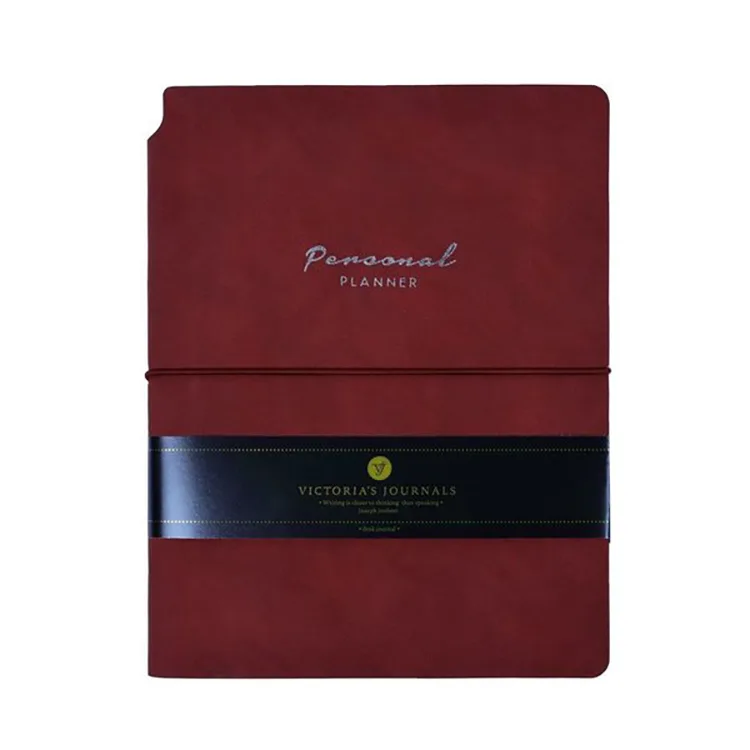 VICTORIA'S JOURNALS 1821 KUKA SOFT KAPAK NOTEBOOK 14.8x21cm A5 80gr. 96YP. ÇİZGİLİ DEFTER KIRMIZI