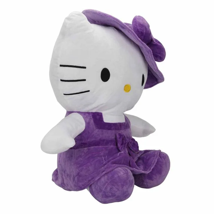 SUNMAN OT180200-B HELLO KITTY ELBİSELİ ŞAPKALI PELUŞ 50 CM