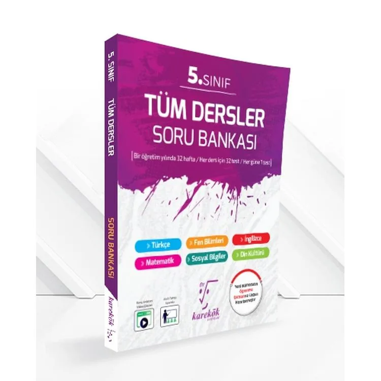 KAREKÖK 5. SINIF TÜM DERSLER SORU BANKASI