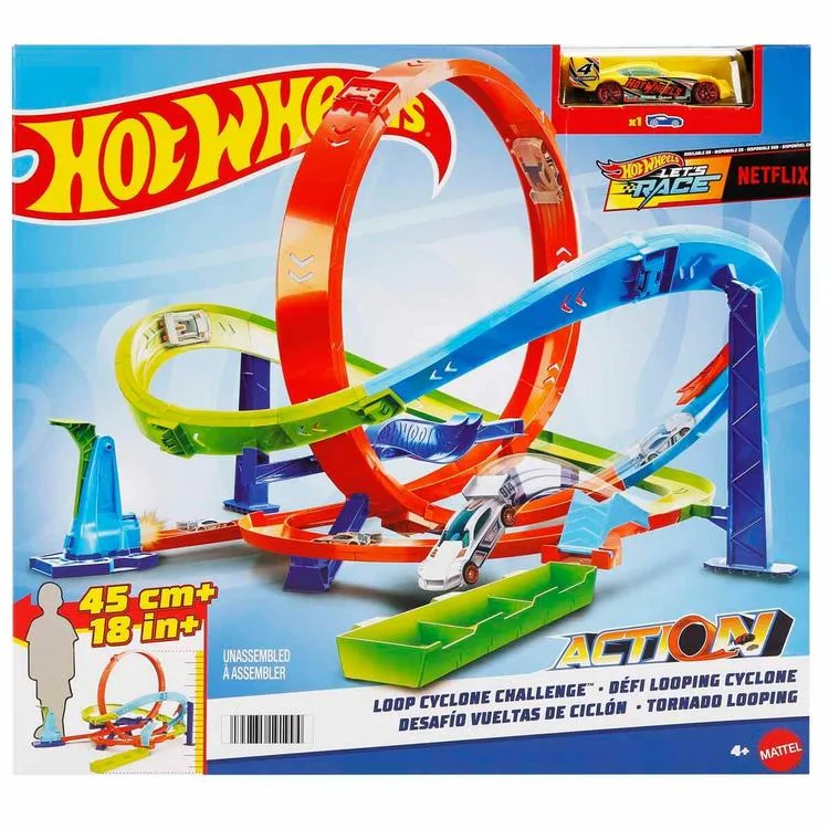 HOT WHEELS HTK16 BUMERANG ÇEMBERLİ YARIŞ PİSTİ 4+