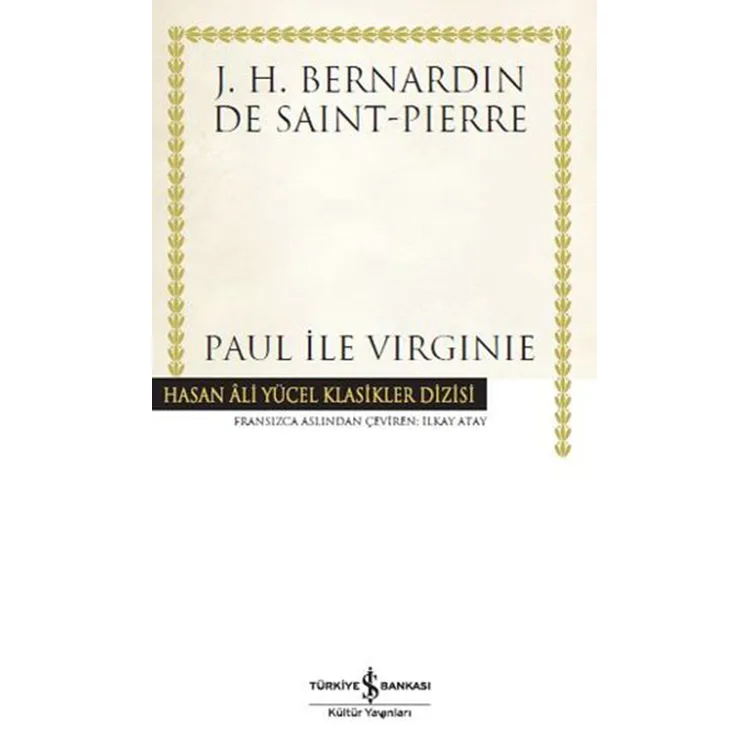 PAUL İLE VIRGINIE - HASAN ALİ YÜCEL KLASİKLERİ -CİLTLİ