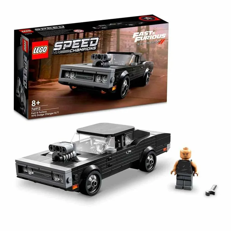 LEGO SPEED 76912 FAST& FURIOUS 1970 DODGE CHARGER R/T 345 PARÇA 8+