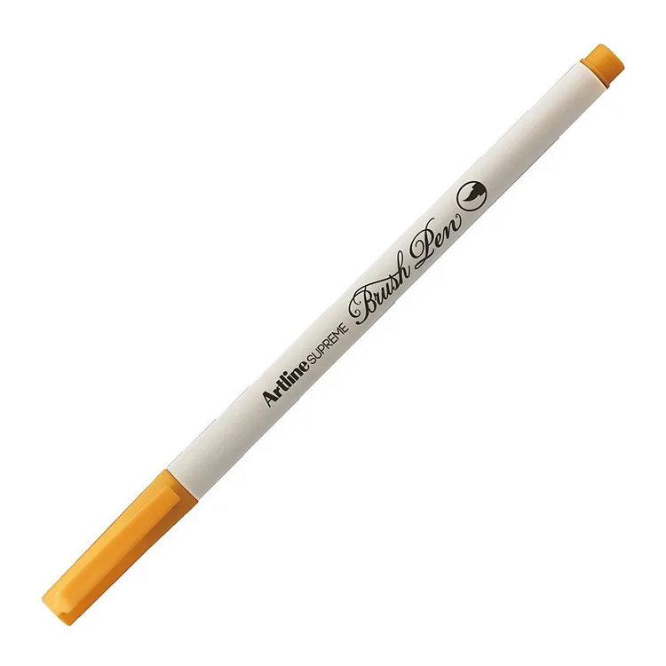 ARTLINE SUPREME EPFS-F BRUSH UÇLU KALEM KROM SARI