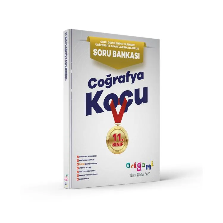 TAMMAT YAYINCILIK 11. SINIF COĞRAFYA ORİGAMİ SORU BANKASI
