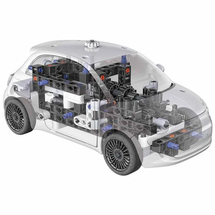 CLEMENTONI 75085 MEKANİK LABORATUVARI FIAT 500 ELEKTRİKLİ ARABA