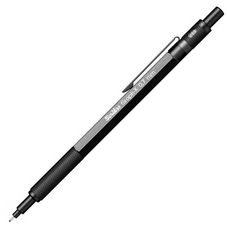 SCRIKSS GRAPH-X METAL 0.7MM VERSATİL KALEM ANTRASİT