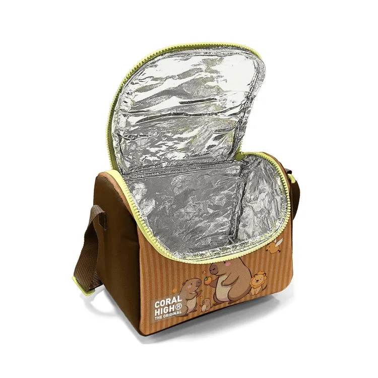 CORAL HIGH 11799 KIDS CAPYBARA DESENLİ THERMO BESLENME ÇANTASI