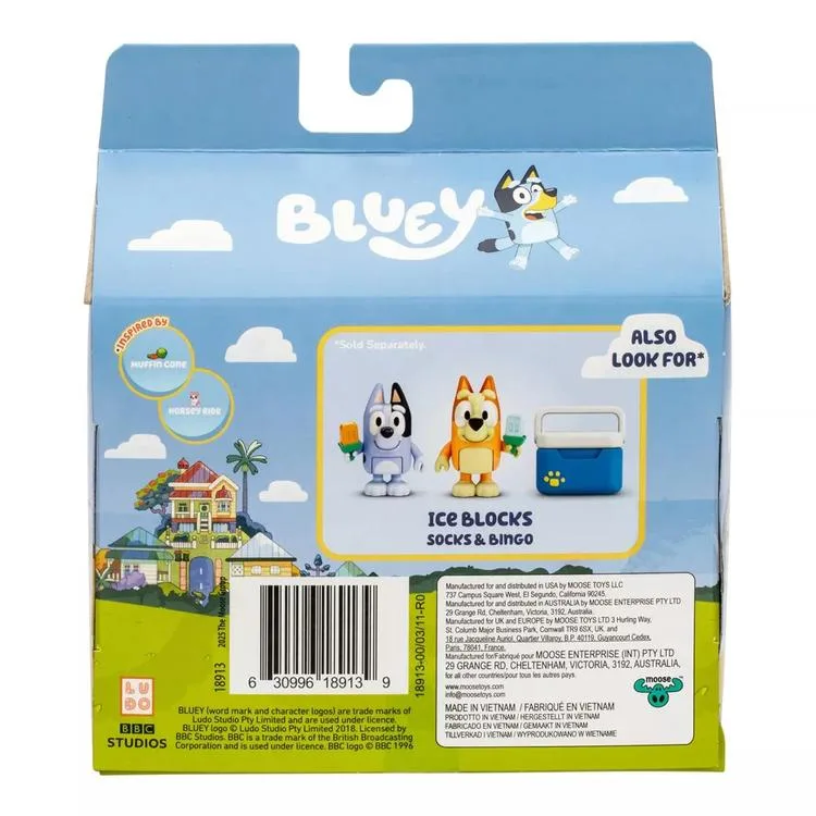 NECOTOYS 18913 BLUEY SPRING TIME 2'Lİ AKSESUARLI FİGÜR - BLUEY & MUFFIN 3+