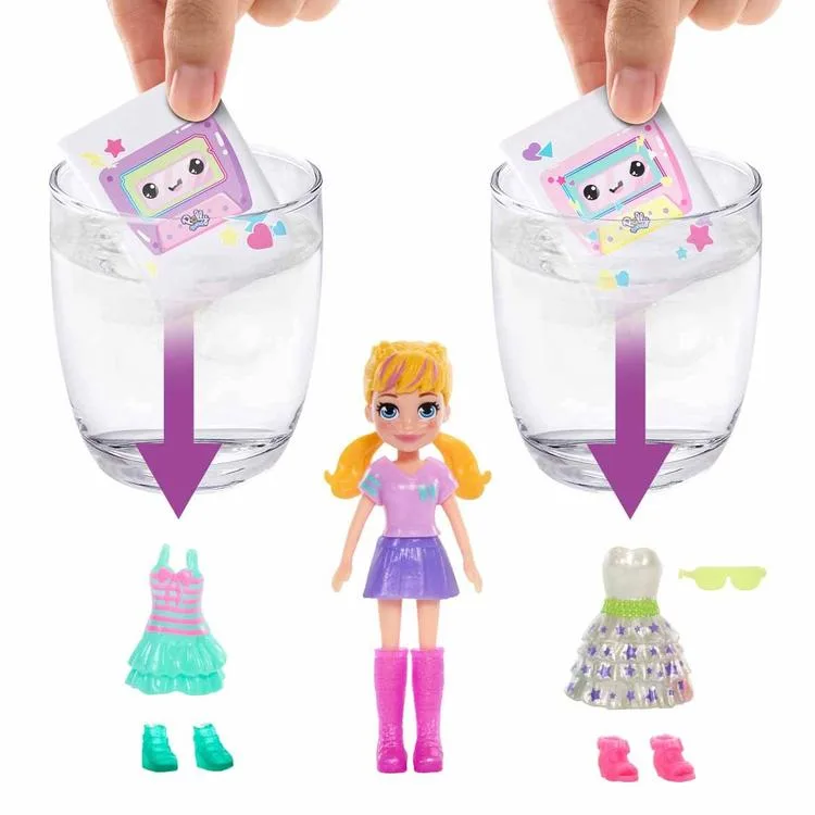 MATTEL HRD65 POLLY POCKET RADYO TEMALI MODA EĞLENCESİ OYUN SETİ 4+