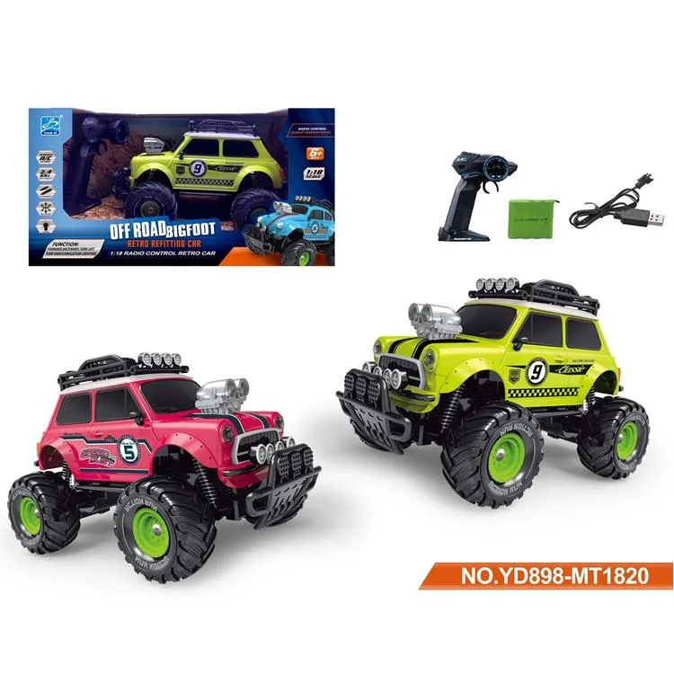 VARDEM YD898-MT1820 1:18 FULL FONKSİYON UZAKTAN KUMANDALI 2.4G ŞARJLI IŞIKLI OFF-ROAD MİNİ ARABA KUTULU