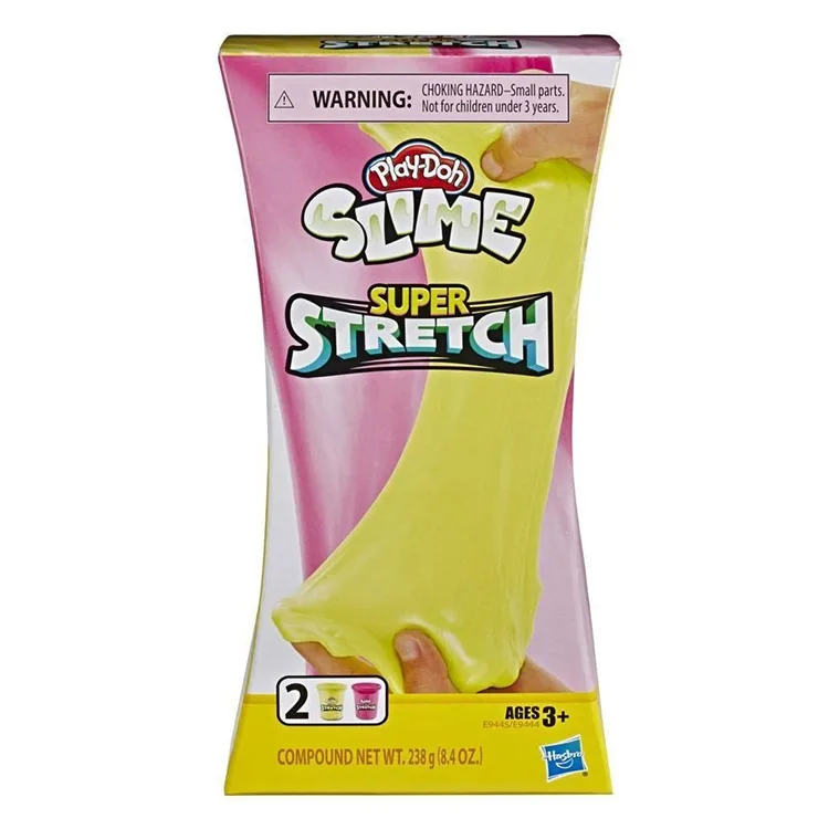 PLAY-DOH SLIME SÜPER STRETCH ESNEK 2'Lİ HAMUR PLAY-E9444/E9445