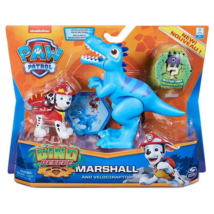 PAW PATROL 6058512 DİNO KURTARMA TAKIMI MARSHALL & VELOCIRAPTOR