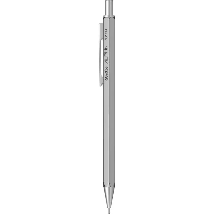 SCRIKSS ALPHA VERSATİL KALEM 0.7 ŞEFFAF AMBALAJ GRİ