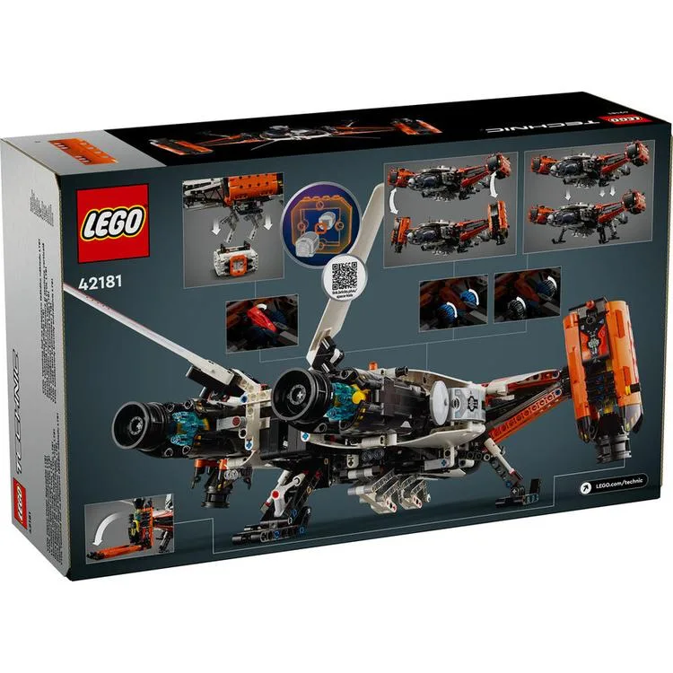 LEGO TECHNIC 42181 VTOL HEAVY CARGO SPACESHIP LT81 1365 10+