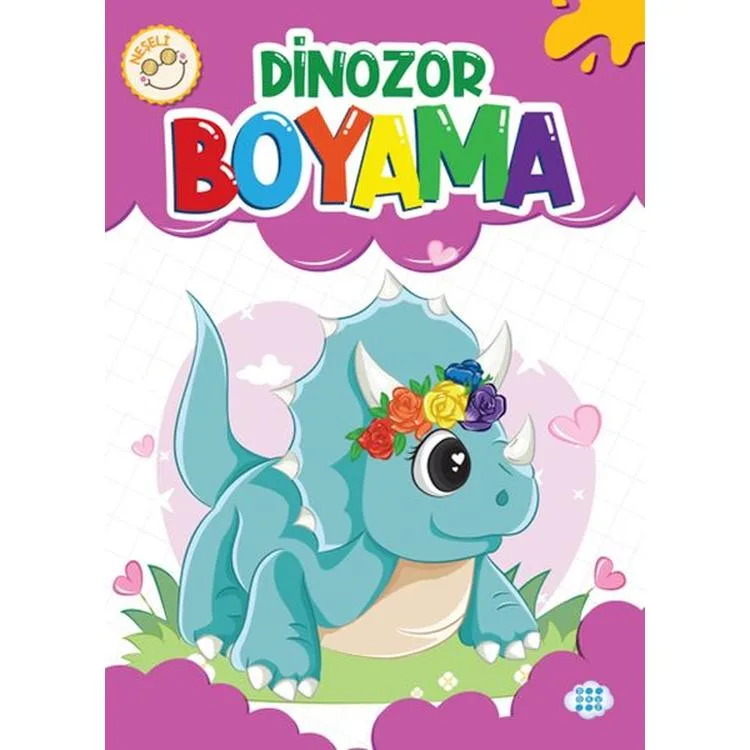 NEŞELİ DİNOZOR BOYAMA