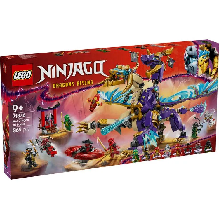 LEGO 71836 NINJAGO ARC DRAGON OF FOCUS 869 PARÇA 9+