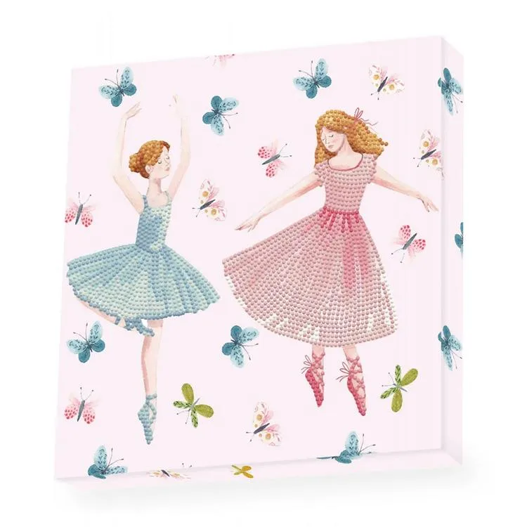 DIAMOND DOTZ DBX.047 DOTZ BOX BALLET BABES 28x28 cm BONCUK TABLO KİTİ