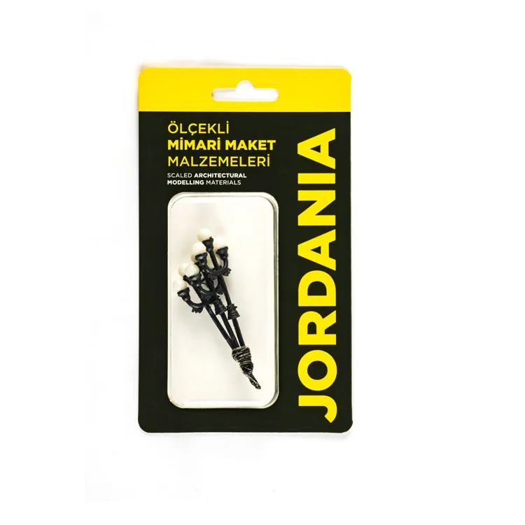 JORDANIA MAKET JE04P-T23 BAHÇE/SOKAK LAMBASI ÇİFTLİ 1/100 6V