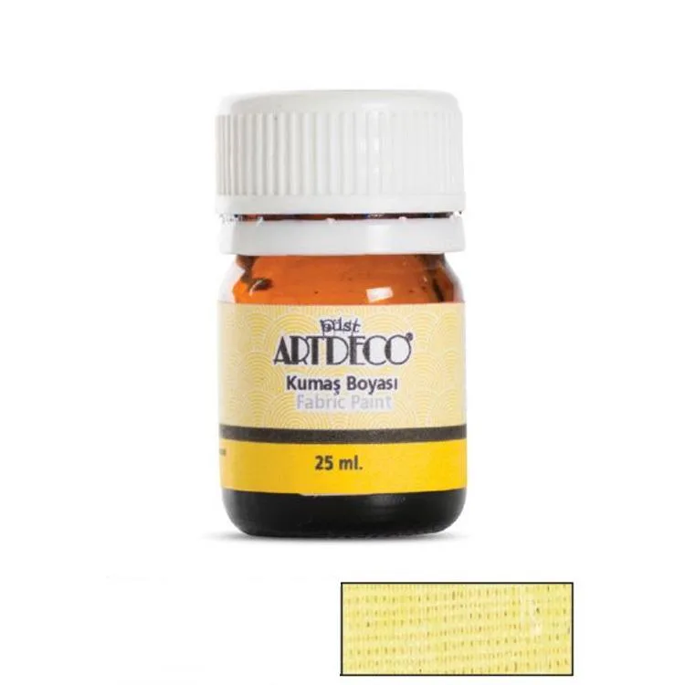 ARTDECO KUMAŞ BOYASI 25 ML. LİMON/KAVUN SARISI Y-010A-051