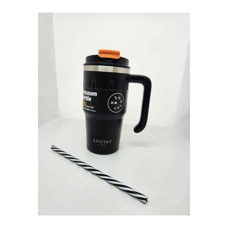 SHOTAY HANDLE PİPETLİ/PİPETSİZ KULLANIM ÇELİK MUG 8169 650 ML
