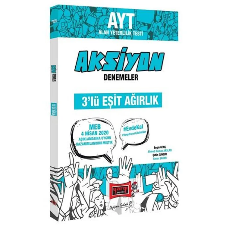 YARGI AYT EŞİT AĞIRLIK AKSİYON 3'LÜ DENEMELER