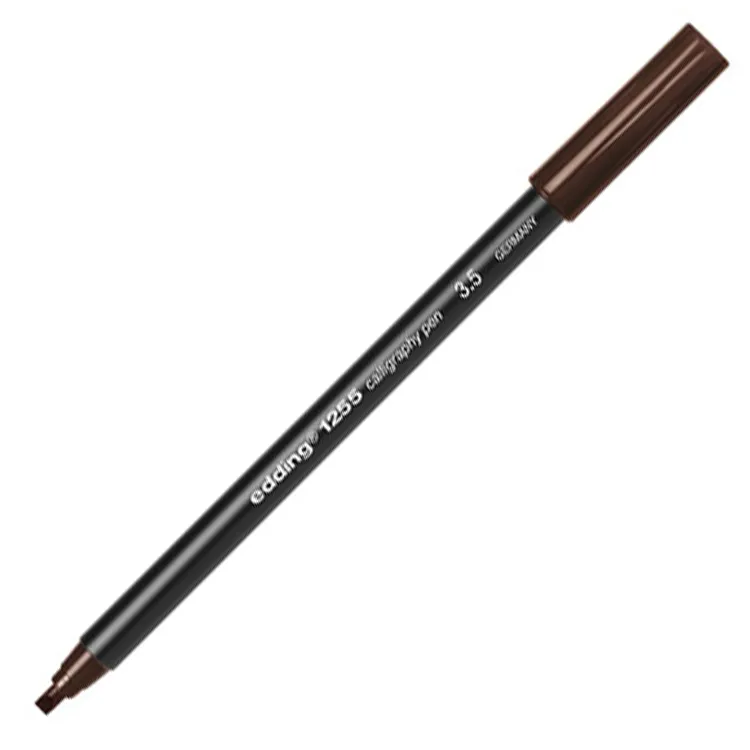 EDDING E12553MM18 KALİGRAFİ KALEMİ 3,5 MM KOYU KAHVE