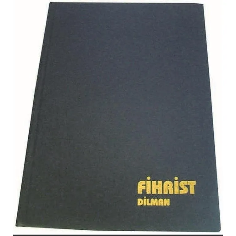 DİLMAN 1014 FİHRİST LÜKS CİLTLİ SERT KAPAK 20X28 28YP.