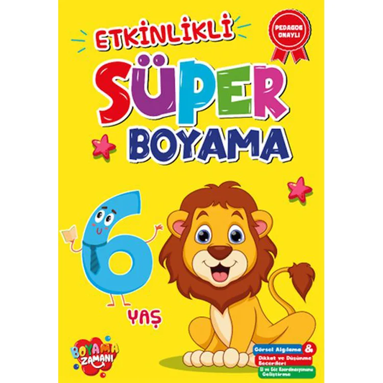 ETKİNLİKLİ SÜPER BOYAMA 6 YAŞ