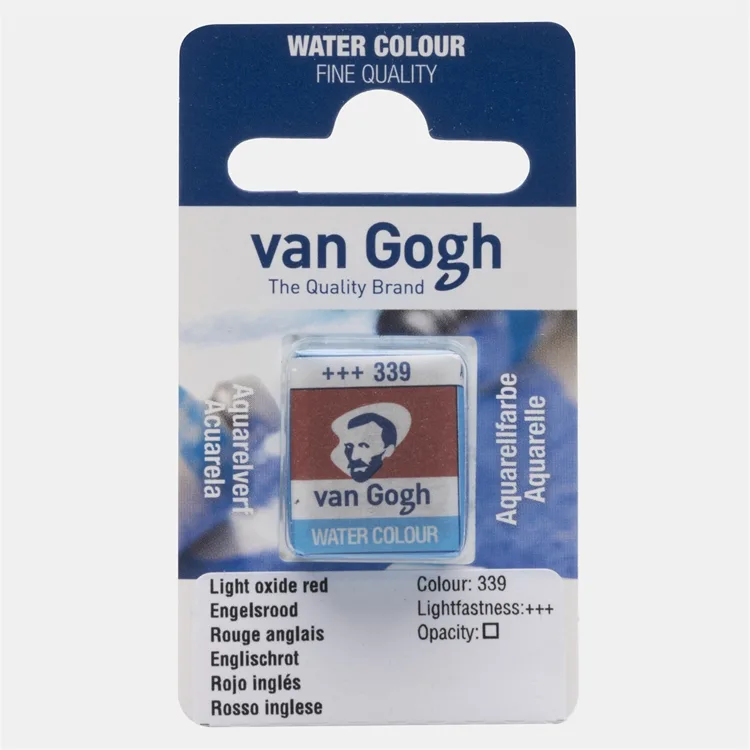 VAN GOGH 20863391 TABLET SULU BOYA YEDEĞİ - LIGHT OXIDE RED 339