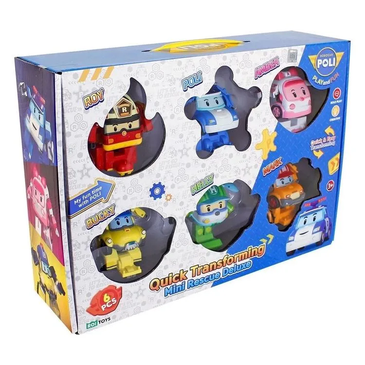 NECO ZR-915 POLI ROBOCAR QUICK TRANSFORMING MİNİ RESCUE DELUXE 3+