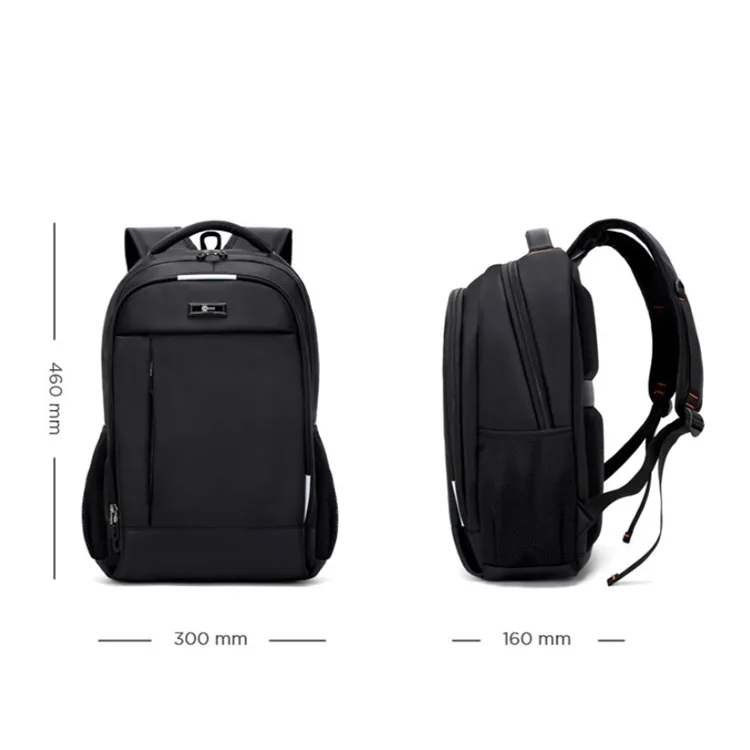 LENOVA LECOO BG04 17 İNÇ LAPTOP BÖLMELİ ÇOK FONKSİYONLU WATERPROOF SIRT ÇANTASI SİYAH