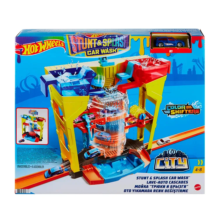 MATTEL GRW37 HOT WHEELS OTO YIKAMADA RENK DEĞİŞTİRME OYUN SETİ