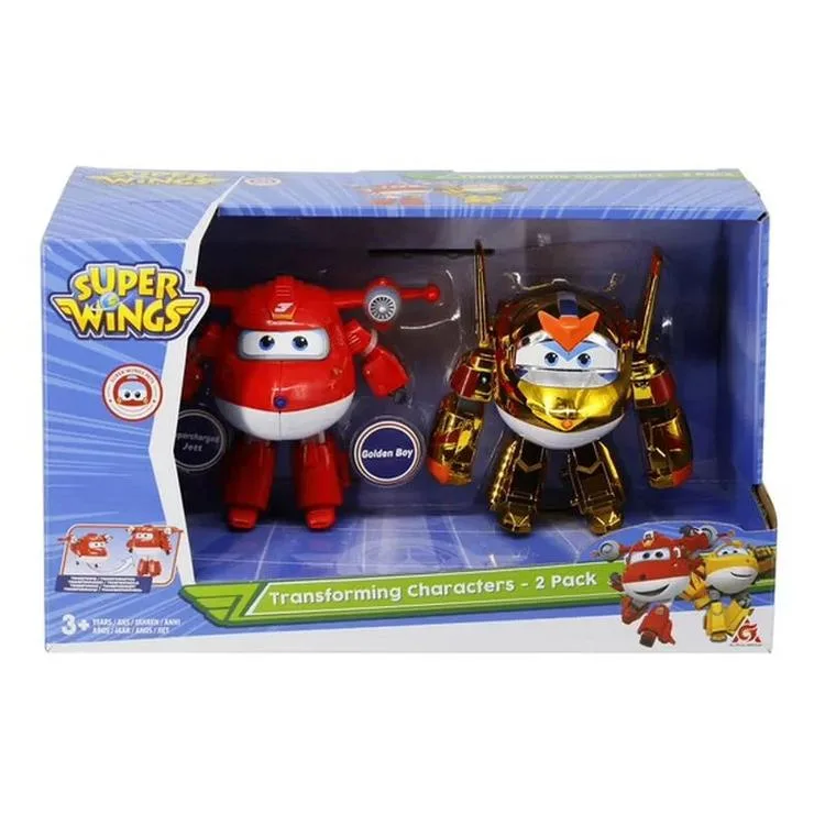 MEGA 750202 HARİKA KANATLAR DÖNÜŞEN KARAKTERLER 2'Lİ PAKET JETT VE GOLDEN BOY