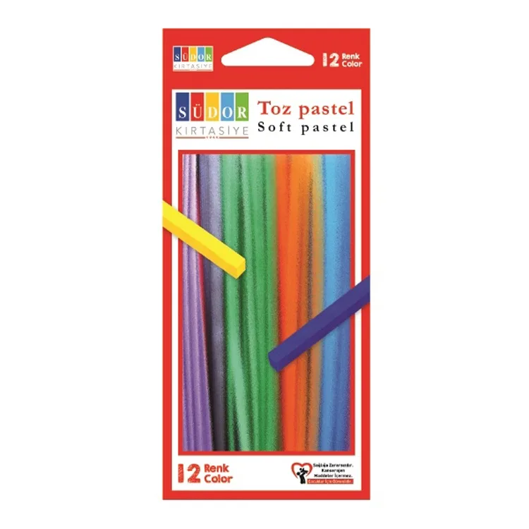 SÜDOR BS97 TOZ PASTEL BOYA 12'Lİ