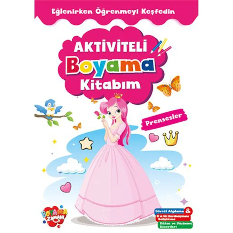 AKTİVİTELİ BOYAMA KİTABIM PRENSESLER