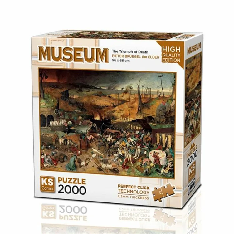 KS GAMES 22524 THE TRIUMPH OF DEATH 96x68cm YAPBOZ/PUZZLE 2000 PARÇA