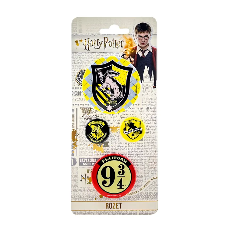 HARRY POTTER lLİSANSLI KARIŞIK BOY ROZET 4'LÜ