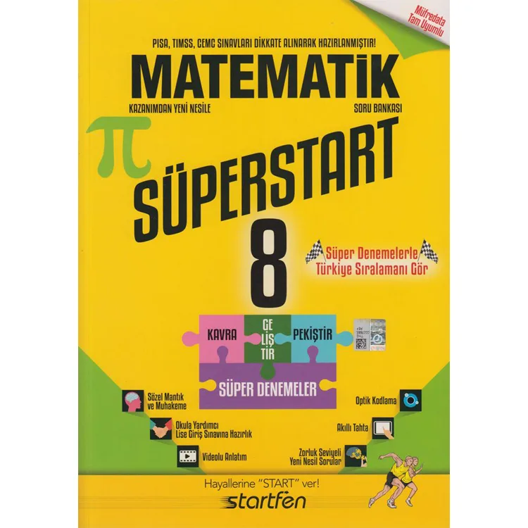 STARTFEN 8. SINIF SÜPERSTART MATEMATİK SORU BANKASI
