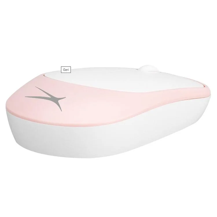 ALTEC LANSİNG ALBM7314 2.4GHZ USB 1200DPI ALKALİN PİLLİ KABLOSUZ MOUSE PEMBE-BEYAZ