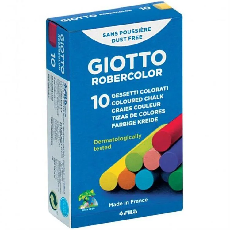 ROBERCOLOR KARIŞIK RENKLİ TEBEŞİR 10'LU
