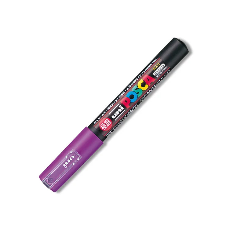 UNİ POSCA SU BAZLI POSTER MARKER 0.7 MOR PC-1M