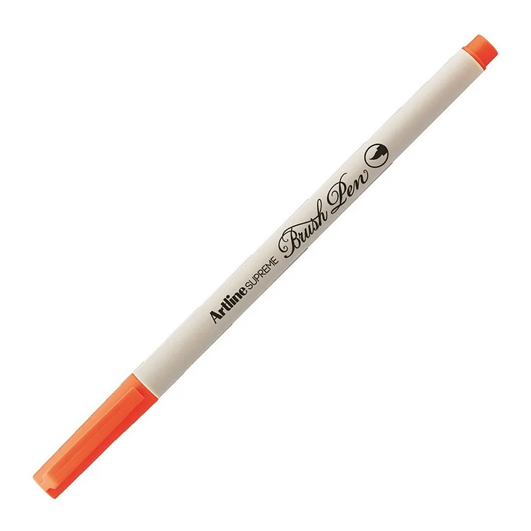 ARTLINE SUPREME EPFS-F BRUSH UÇLU KALEM FOSFORLU TURUNCU