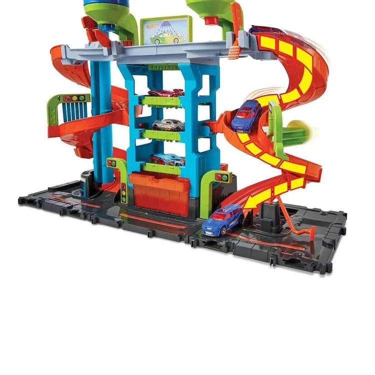 MATTEL HDP05 HOT WHEELS MEGA ARABA YIKAMA MACERASI OYUN SETİ 3+