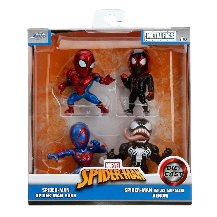 SİMBA JADA 3222015 MARVEL SPIDER-MAN (MILES MORALES) VENOM 4'LÜ METAL FİGÜR 8+